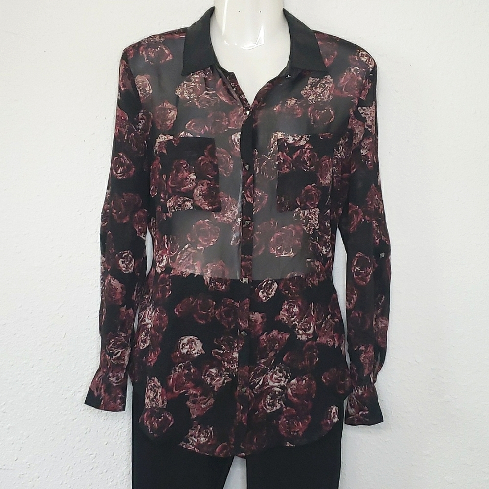 Rock & Republic sheer blouse
